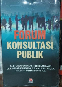 Image of Forum konsultasi publik