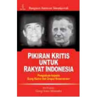 Image of Pikiran Kritis untuk Rakyat Indonesia : Pengaduan Kepada Bung Karno dan Ompui Nommensen