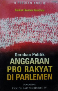 Image of Gerakan Politik Anggaran Pro Rakyat Di Parlemen