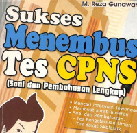 Image of Sukses Menembus Tes CPNS (Soal dan Pembahasan Lengkap)