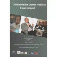 Image of Dekontruksi dan Gerakan Pemikiran Hukum Progresif